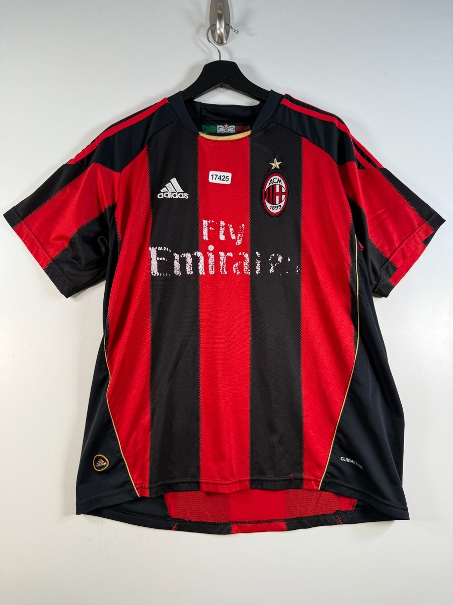 Adidas Men Zlatan Ibrahimovic AC Milan Home Soccer Jersey Black