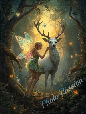 Fantasy-Kunst Poster Fee Fee-Raum Poster A4 (2777)