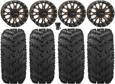 System 3 ST-3 Bronze 14'' Wheels 30'' Reptile Tires Can-Am Defender