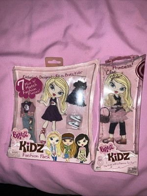 Bratz Kidz Fashion Pack 7 Mix N Match Clothes & Cloe Jade Princess Outfit READ