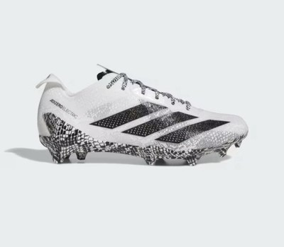 Adidas Electric Exotic Football Cleats Men 10.5 Oreo Adizero IE8867 Snakeskin