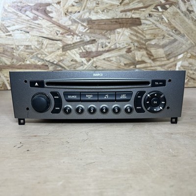 Radio MP3 Car Stereo CD Player Fits PEUGEOT 308 SW 1.6 HDI 96650206XH Silver