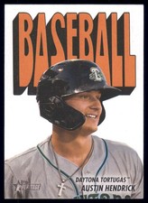 2021 Topps Heritage Minor League 1972 Pack Cover Cards Austin Hendrick Daytona