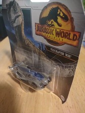 Mattel - Hot Wheels Jurassic World Dominion Character Cars - VELOCIRAPTOR 'BLUE'