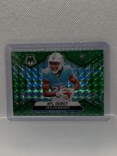 2024 Panini Mosaic - NFL Debut Jaylen Wright Dolphins Green Mosaic Prizm (RC)