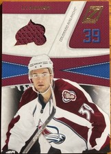 2010-11 Zenith Team Logo Die-Cut Jerseys T.J. Galiardi #TG Colorado Avalanche