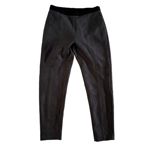 NWT Jones New York Grey Suede High Rise Stretch Legging Trouser Pant Wmns 12 - 第 1/8 張圖片