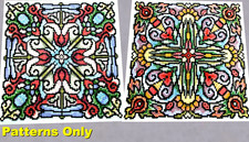Spring Summer Mandala Floral Kaleidoscope Full CrossStitch CROSS STITCH PATTERNS