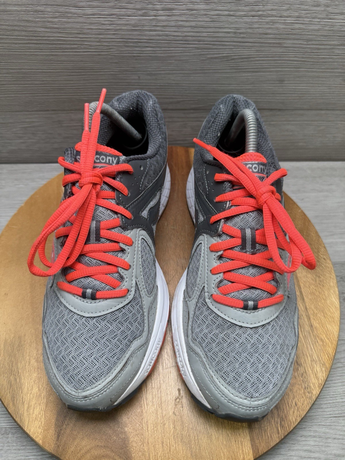 Saucony Women's Size 9 Grid Cohesion 10 Grey Pink Running Sneakers S15333-17 thumbnail 4