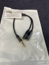 35CM 1/8" 3.5mm Mini Jack Plug Audio Stereo Splitter Cable 1 Male to 2 Female