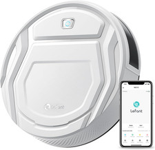 ROBOT VACUUM CLEANER, STRONG SUCTION, 120 MIN RUNTIME, SLIM, LOW NOISE