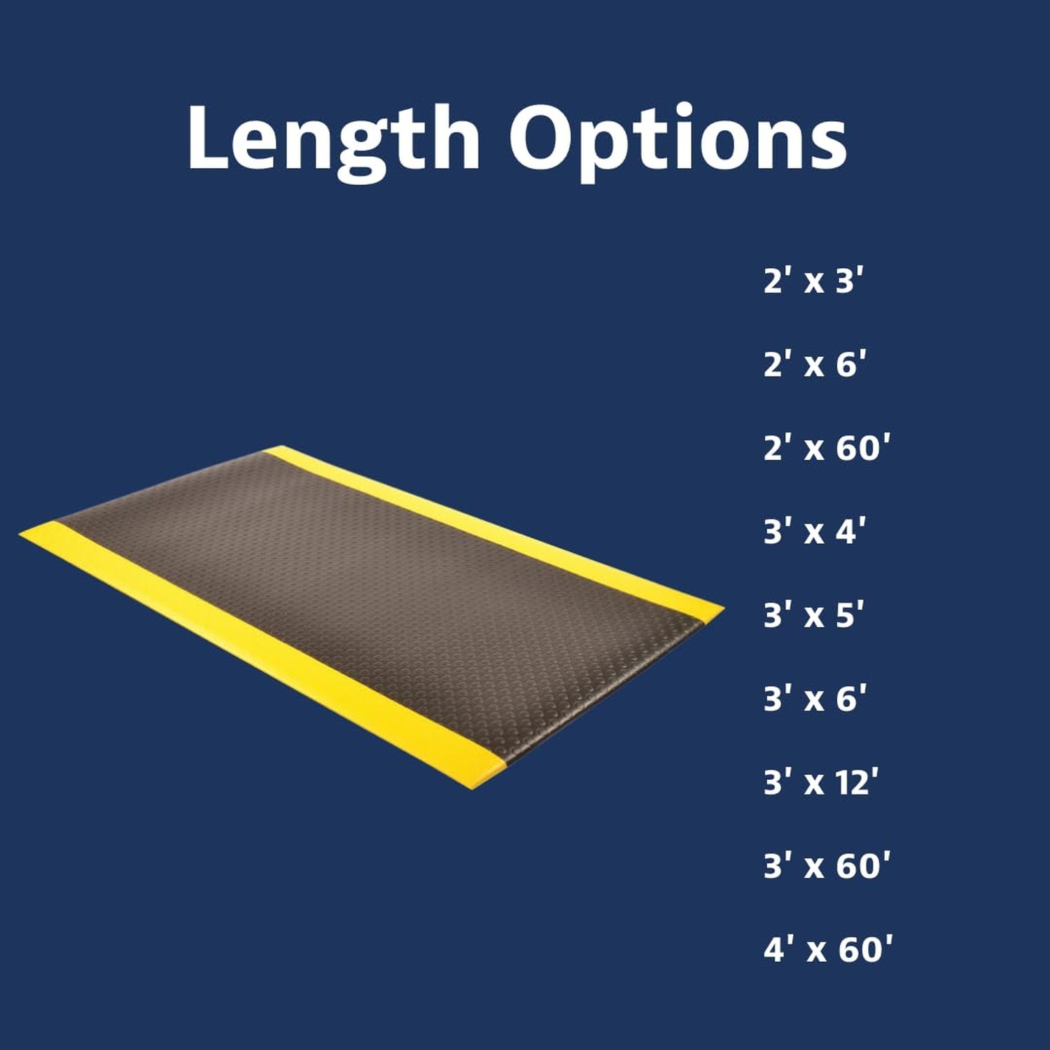 Notrax 417 Bubble Sof-Tred™ with Dyna-Shield® 2' x 6' x 1/2" Anti Fat