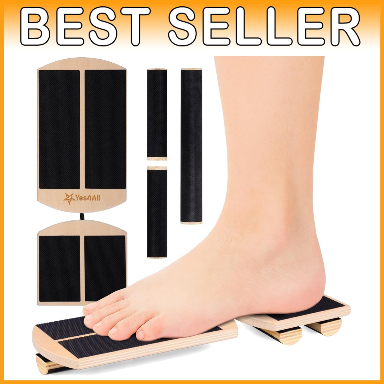 Professional Wooden Balance Board for Leg Workout