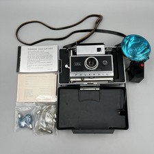 Vintage Polaroid 250 Land Camera w/ Flash Model 268 Cold-Clip - AS-IS