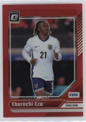 2024-25 Panini Donruss FIFA Optic Red Prizm 64/299 Eberechi Eze #60 1o2