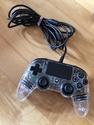 CONTROLLER PS4 NACON Transparent mit  Kabel SLEH-00467 JOYSTICK PLAYSTATION 4