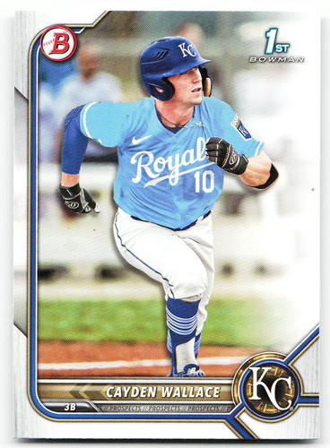 🔥 2022 Bowman Draft #BD-12 Cayden Wallace