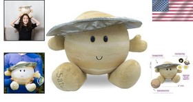 Saturn Buddy Plush Toy | Embroidered Features, STEM Learning