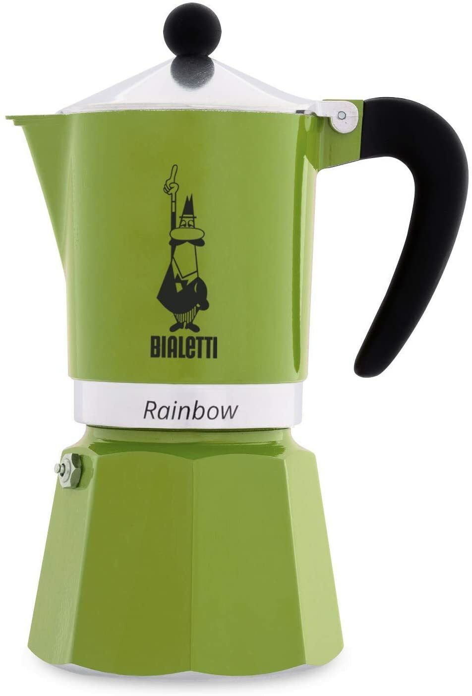Эспрессо-кофеварка Bialetti Rainbow 6 Tassen Sicherheitsventil Aluminium Grün