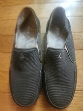 Olukai Nohea Mesh Slip-On Women's Sz 7 Taupe Shoe/Slipper