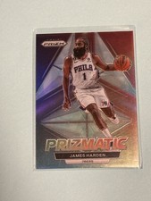2022-23 Panini Prizm James Harden Prizmatic Insert Silver Prizm Parallel SP