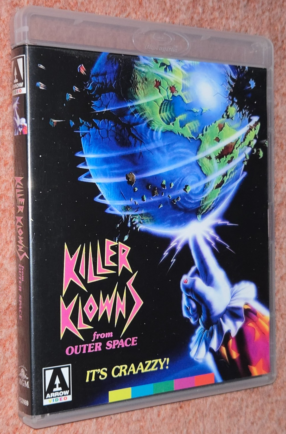 Killer Klowns from Outer Space (1988) Rare UK Dual Format Blu-ray , Clowns