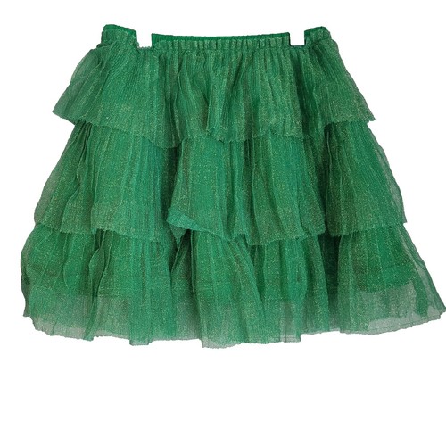 Jupe Hanna Andersson à Volants – Bleu Et Vert, Taille 8 (130cm) – Très Bon état