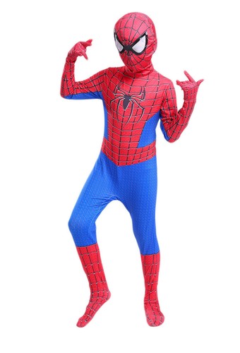 Amazing SpiderMan Cosplay Costume Suit Superhero Bodysuit For Kids Adult Party - Picture 9 of 20