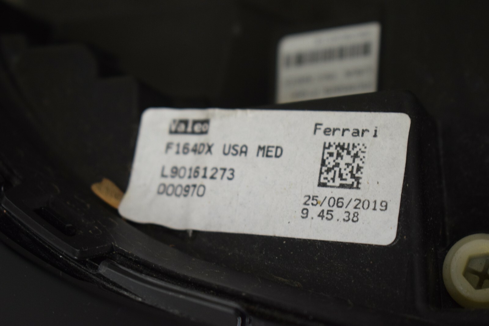2018-2020 FERRARI F164 RIGHT SIDE HEADLIGHT FACTORY OEM