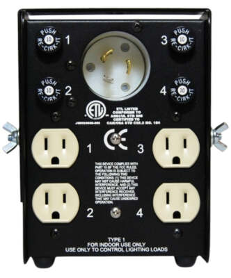Dove Systems DM408-SUG Four Channel, 10A per Channel, Truss Mount Dimmer with Si
