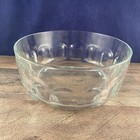 Vintage Arcoroc Glass Serving Bowl Dish Thumb Print 8.5" Diameter 4” High — photo 1