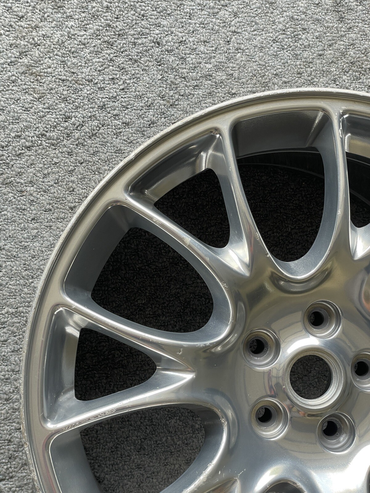 BBS FERRARI 599 20x11 +63.8 OEM 234454 Polished 612 Challenge REAR Wheel Rim