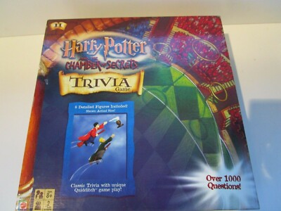 MATTEL HARRY POTTER  THE CHAMBER OF SECRETS TRIVIA GAME