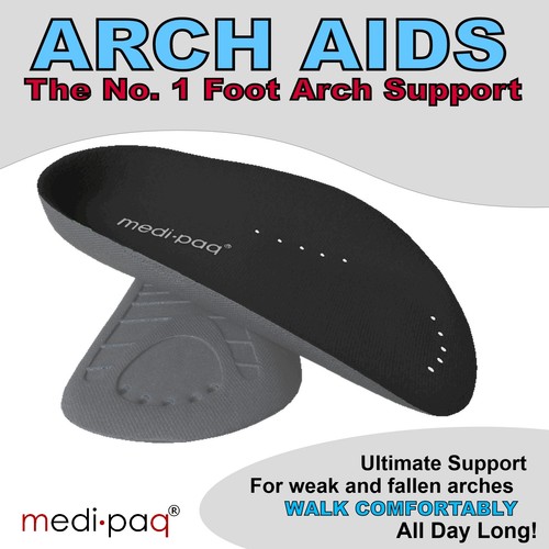 Orthotic Shoe Insoles Arch Support Plantar Fasciitis 3/4 Inserts Flat Feet UK - Picture 15 of 20