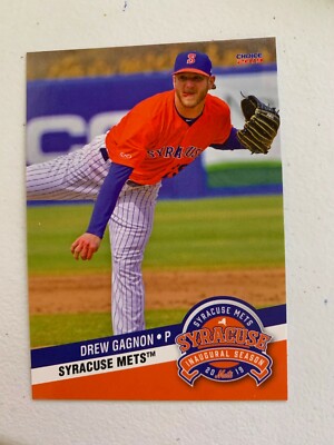 Drew Gagnon 2019 Syracuse Mets Team Card