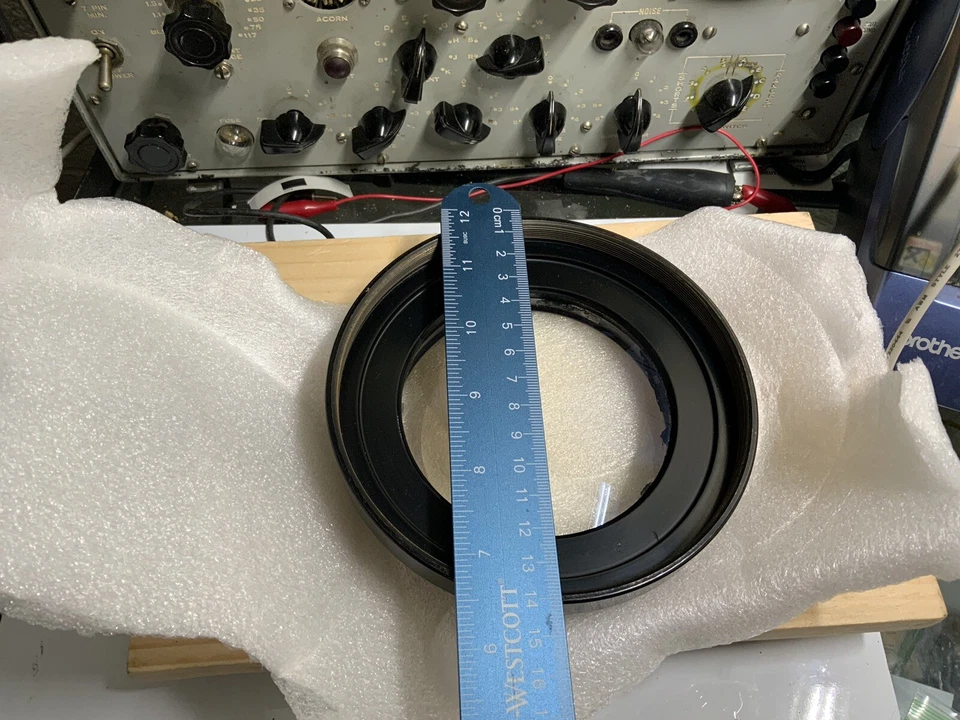 Винтажный военный объектив VF7637R - неизвестное использование - +/- 136 мм круг. +- 93 мм стекло - Изображение 4 из 4