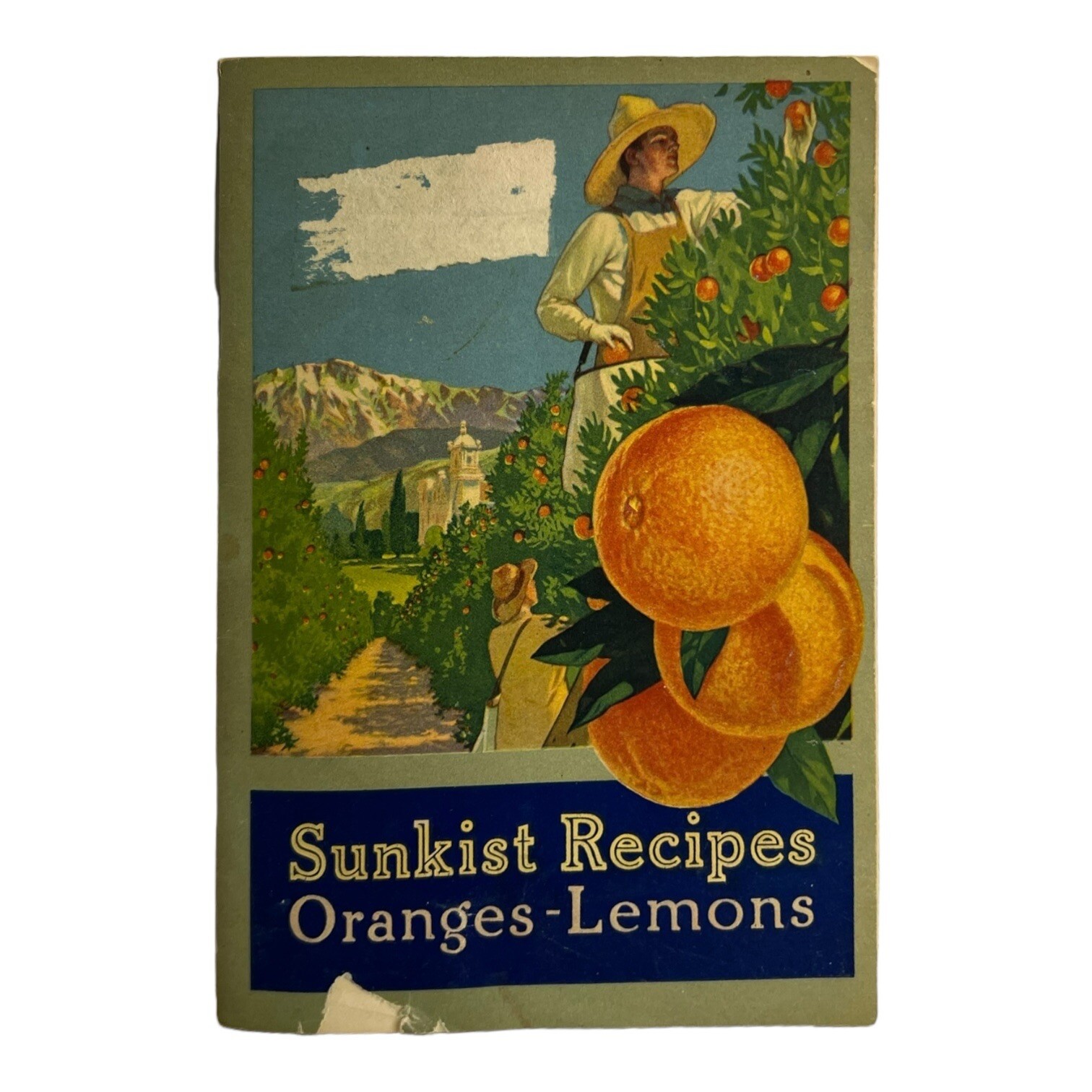 1916 SUNKIST ORANGE AND LEMON RECIPES BOOKLET