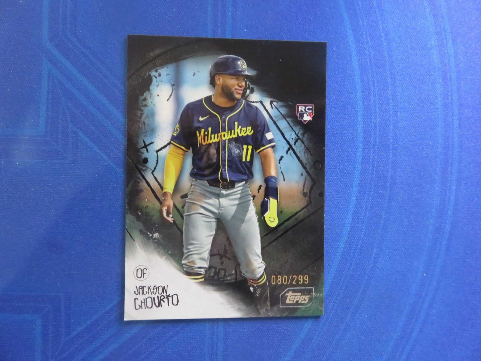 2024 Topps Update JACKSON CHOURIO All Class BLACK Parallel 080/299 Brewers RC