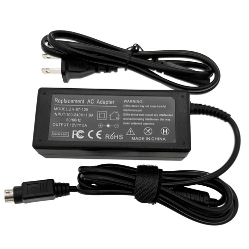 4-Pin 12V 5A AC Power Adapter Charger For Viewsonic VG175 VG181 VG191 VA800 Cord - Picture 10 of 10