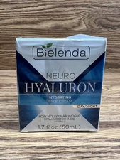 Bielenda Neuro Hyaluron Hydrating Face Cream Day-Night 1.7floz NEW & SEALED