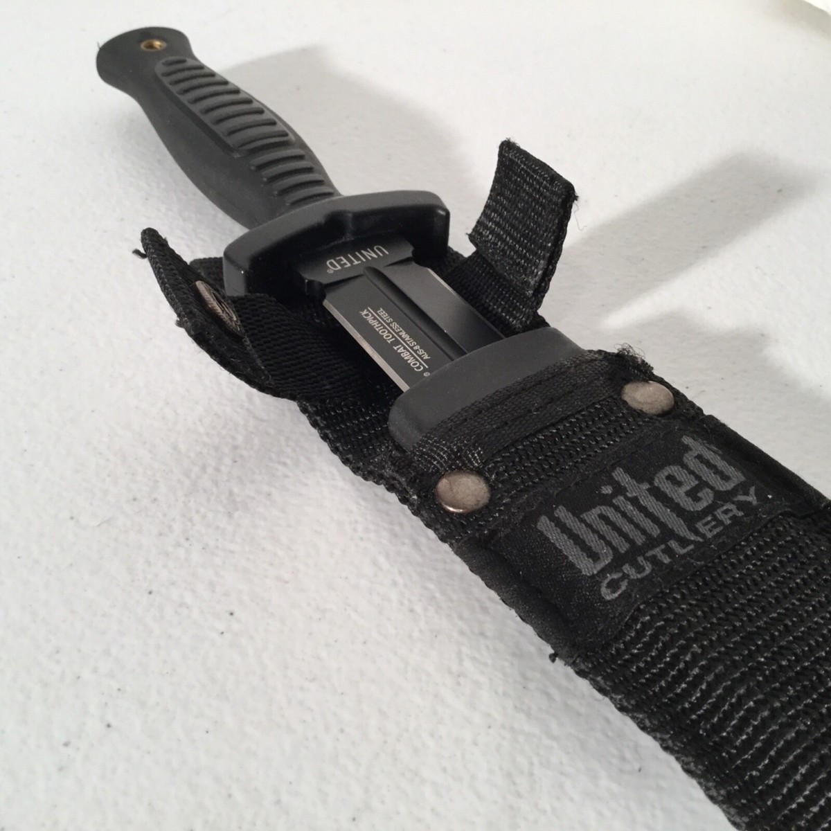 UNITED CUTLERY M48 COMBAT TOOTHPICK KNIFE W/ SHEATH -AUS-8