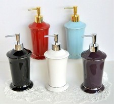 Creative Bath Regency Ceramic Lotion / Soap Dispenser  Various Colors  NEW  