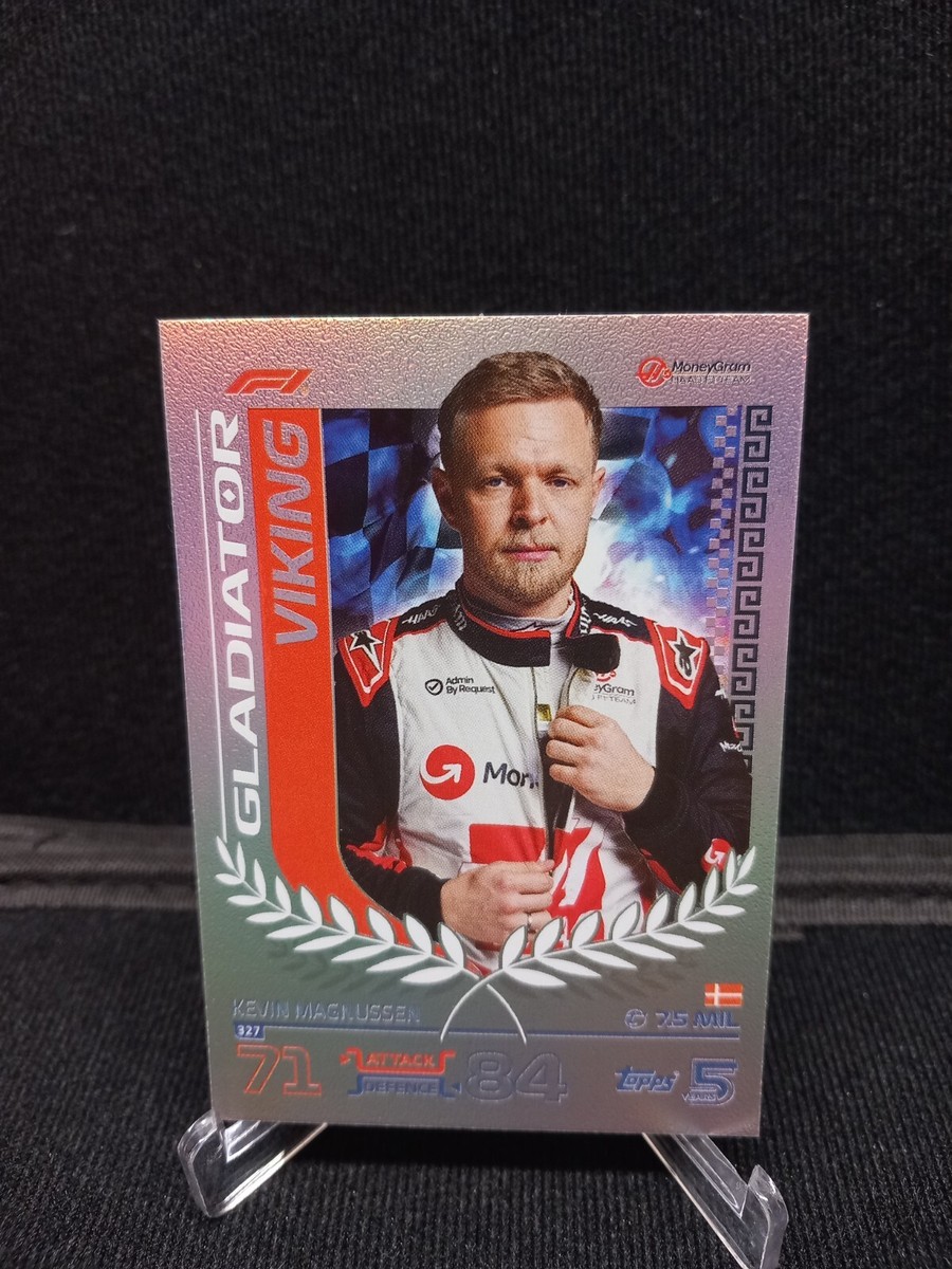 F1カード Kevin Magnussen シールサインカード トレーディング F1カード Kevin Magnussen シールサインカード トレーディング