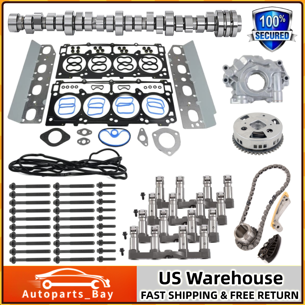 Jeep Chrysler 5.7L HEMI Camshaft Timing Chain Oil Pump MDS Lifters Kit