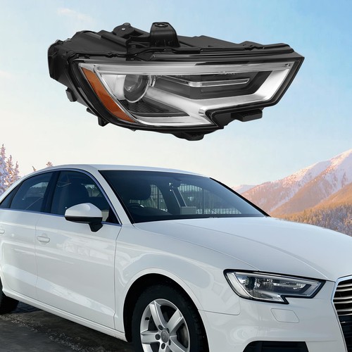 KARPAL Chrome HID Headlight Assembly – Passenger Side For 2017-2020 Audi A3 / S3 (Xenon)