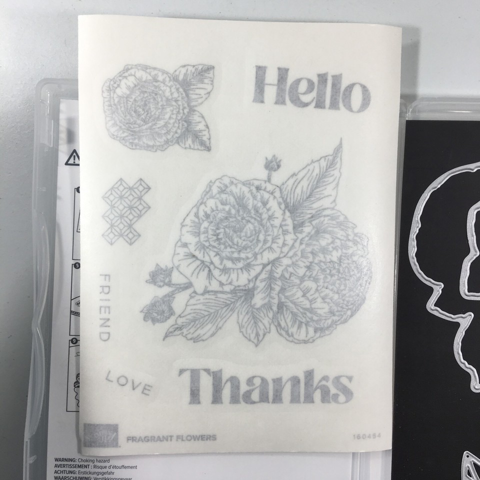 Stampin Up Fragrant Flowers Stamp Set And Fragrant Flowers Dies USED eBay