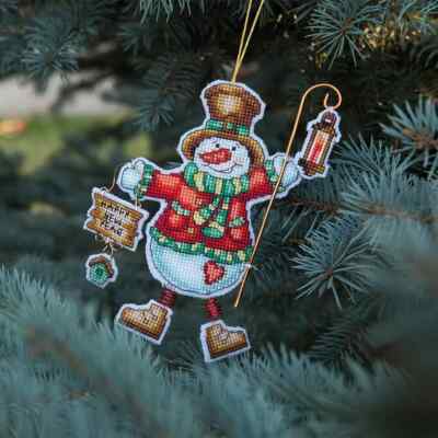 Charivna Mit Christmas tree toy cross-stitch kit T-04C Set of pictures Christ...