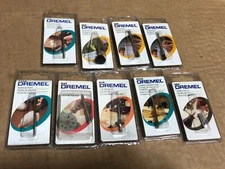 9x Lot Dremel Accessories TIPS, BRUSHES, WHEEL, POINT