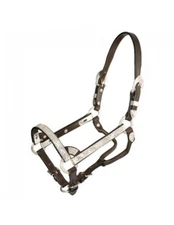 Tough 1 Halter Royal King Bright Cut Silver Trim Smooth Edges 18-82
