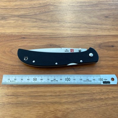 Al Mar Knife Eagle 5HDBT Heavy Duty Black VG10 With Box New | eBay